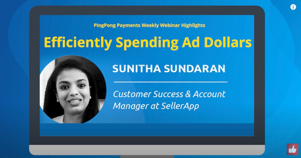 Sunitha Sundaran on Efficient Ad Spending